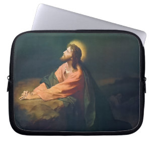 Christus betet im Garten Gethsemane Laptopschutzhülle