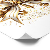 Christus Christlich Jesus ist der Grund Poster (Ecke)