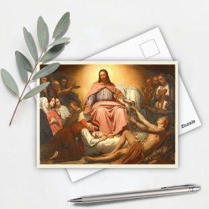 Christus Consolator von Ary Scheffer, religiös Postkarte