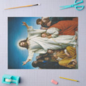 Christus Consolator von Carl Bloch Seidenpapier (Basteln)