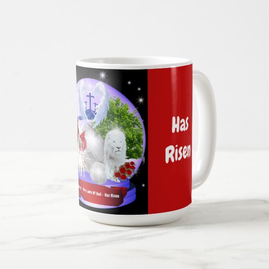 Christus, das Lamm Gottes, hat die rote Tasse aufg (VorderseiteRechts)