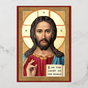 Christus das Licht der Welt Folieneinladung
