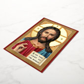 Christus das Licht der Welt Folieneinladung (Gedreht)