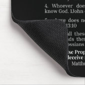 Christus' Definition eines Christen Bibelvers Eva Mousepad (Ecke)