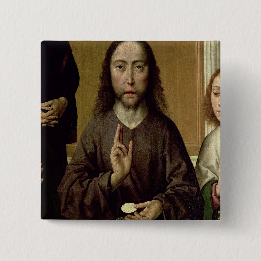 Christus, der 2 segnet button (Vorderseite)