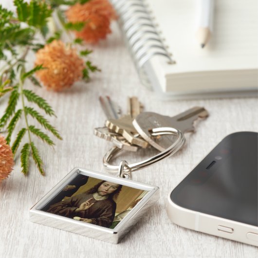 Christus, der 2 segnet schlüsselanhänger (Seite)