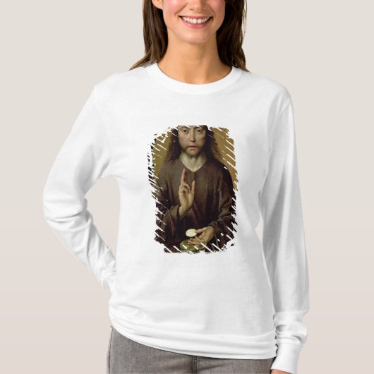 Christus, der 2 segnet T-Shirt (Vorderseite)