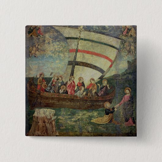 Christus, der auf das Wasser, nach dem 'Navicella Button (Vorderseite)