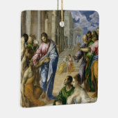 Christus, der das blinde heilt keramikornament (Rechts)