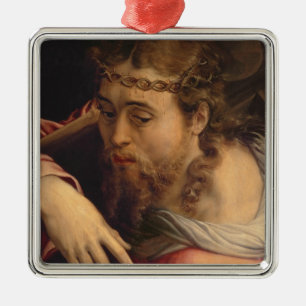 Christus, der das Kreuz, 1540-45 (Öl, trägt auf Silbernes Ornament