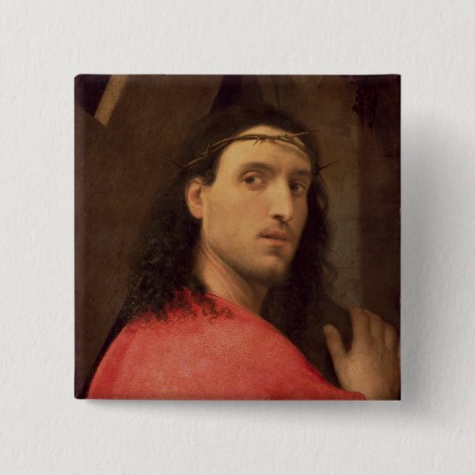 Christus, der das Kreuz, c.1515 trägt Button (Vorderseite)