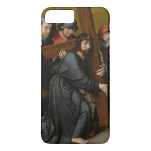 Christus, der das Kreuz, mit der Kreuzigung trägt iPhone 8 Plus/7 Plus Hülle