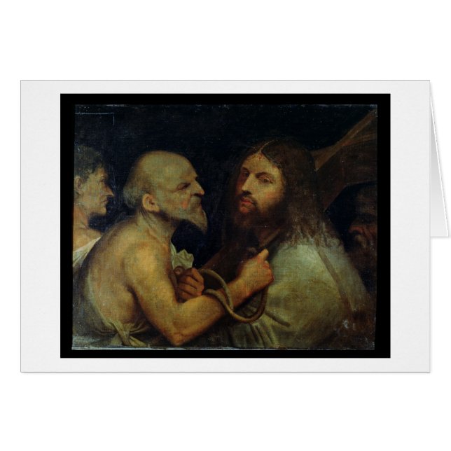 Christus, der das Kreuz trägt (Vorderseite (Horizontal))