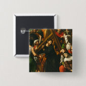 Christus, der das Kreuz trägt Button (Vorne & Hinten)