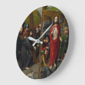 Christus, der das Kreuz trägt Große Wanduhr (Winkel)