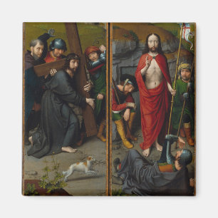 Christus, der das Kreuz trägt Magnet