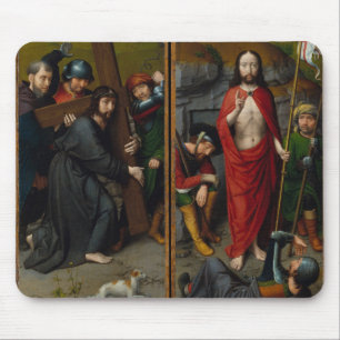Christus, der das Kreuz trägt Mousepad