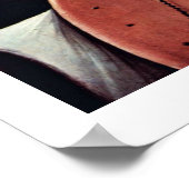 Christus, der das Kreuz trägt. Von Hieronymus Bosc Poster (Ecke)