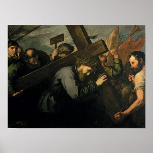 Christus, der das Kreuz trug, 1635 Poster (Vorne)