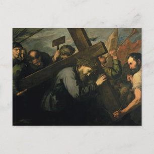 Christus, der das Kreuz trug, 1635 Postkarte