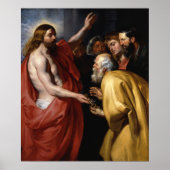 Christus, der dem Heiligen Peter die Schlüssel des Poster (Vorne)