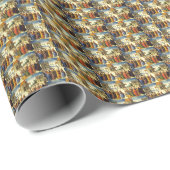 Christus, der dem Heiligen Peter die Schlüssel gib Geschenkpapier (Rolleneckpunkt)