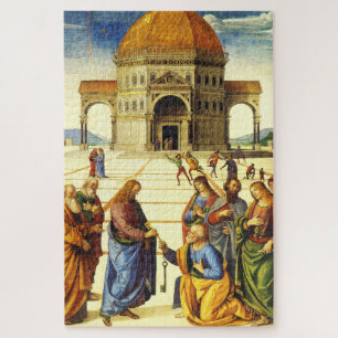 Christus, der dem Heiligen Peter die Schlüssel gib Puzzle