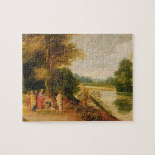 Christus, der den blinden Mann heilt Puzzle