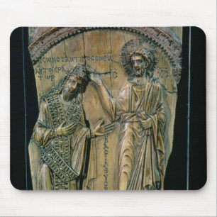 Christus, der den Kaiser Constantine VII krönt Mousepad