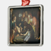 Christus, der die Füße der Schüler, 1623 wäscht Silbernes Ornament (Links)