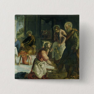 Christus, der die Füße der Schüler, c.1547 wäs Button