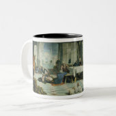 Christus, der die Füße der Schüler, c.1547 wäscht Zweifarbige Tasse (Vorderseite Links)