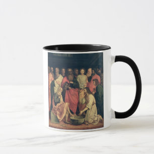 Christus, der die Füße der Schüler wäscht Tasse