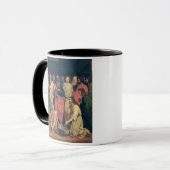 Christus, der die Füße der Schüler wäscht Tasse (Vorderseite Links)