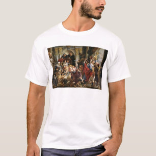 Christus, der die Kaufleute vom Tempel fährt T-Shirt