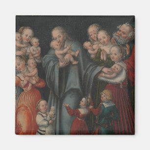 Christus, der die Kinder segnet Magnet