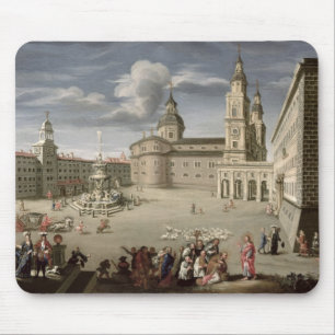 Christus, der die Leute von Salzburg segnet Mousepad