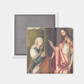 Christus der Erlöser, der eine Frau segnet (Tafel) Magnet (Vorderseite/Rückseite)