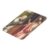 Christus der Erlöser, der eine Frau segnet (Tafel) Magnet (Linke Seite)