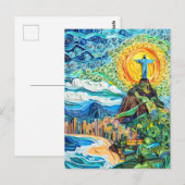 Christus der Erlöser in Rio zu bezwingen Postkarte (Vorne/Hinten)