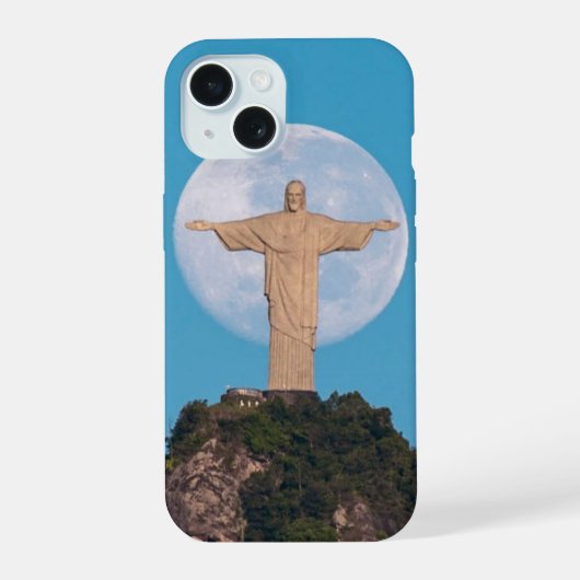 Christus der Erlöser iPhone 15 Hülle (Rückseite)