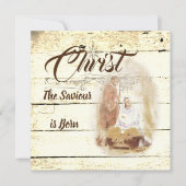 Christus der Erlöser ist geboren (Vorderseite)