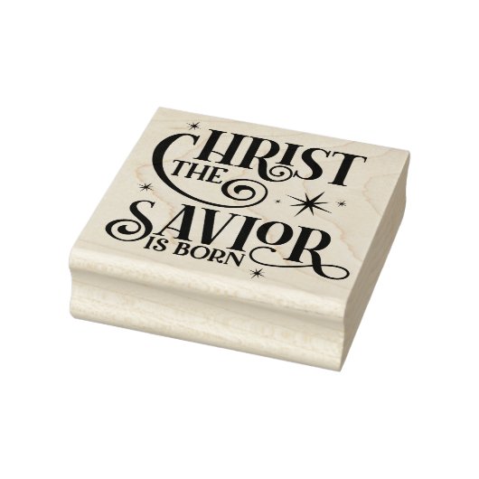 Christus der Erlöser ist Geboren Gummistempel (Stempel)