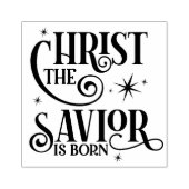 Christus der Erlöser ist Geboren Gummistempel (Prägung)