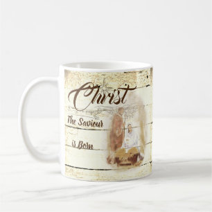 Christus der Erlöser ist geboren Kaffeetasse