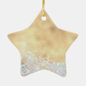 Christus der Erlöser ist Geboren Weihnachten Keramik Ornament (Hinten)