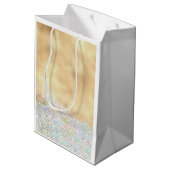 Christus der Erlöser ist Geboren Weihnachten Mittlere Geschenktüte (Rückseite Schrägansicht)