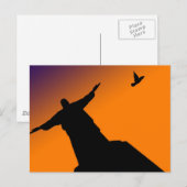 Christus der Erlöser Postkarte (Vorne/Hinten)