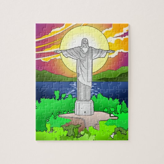 Christus der Erlöser Puzzle (Vertikal)
