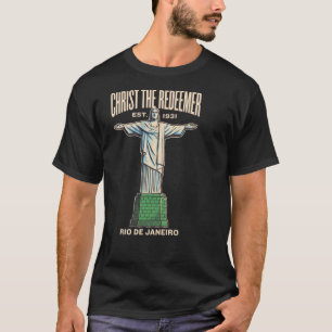 Christus der Erlöser Rio de Janeiro Brasilien Vint T-Shirt